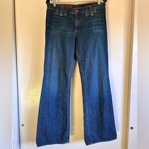 Ag Adriano Goldschmied The Special Flare Jeans Coin Pockets Back Pocket Detail